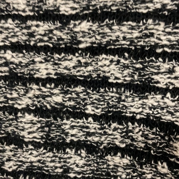 J. Jill  black & white sweater, XS  3/4 sleeves - Picture 3 of 8